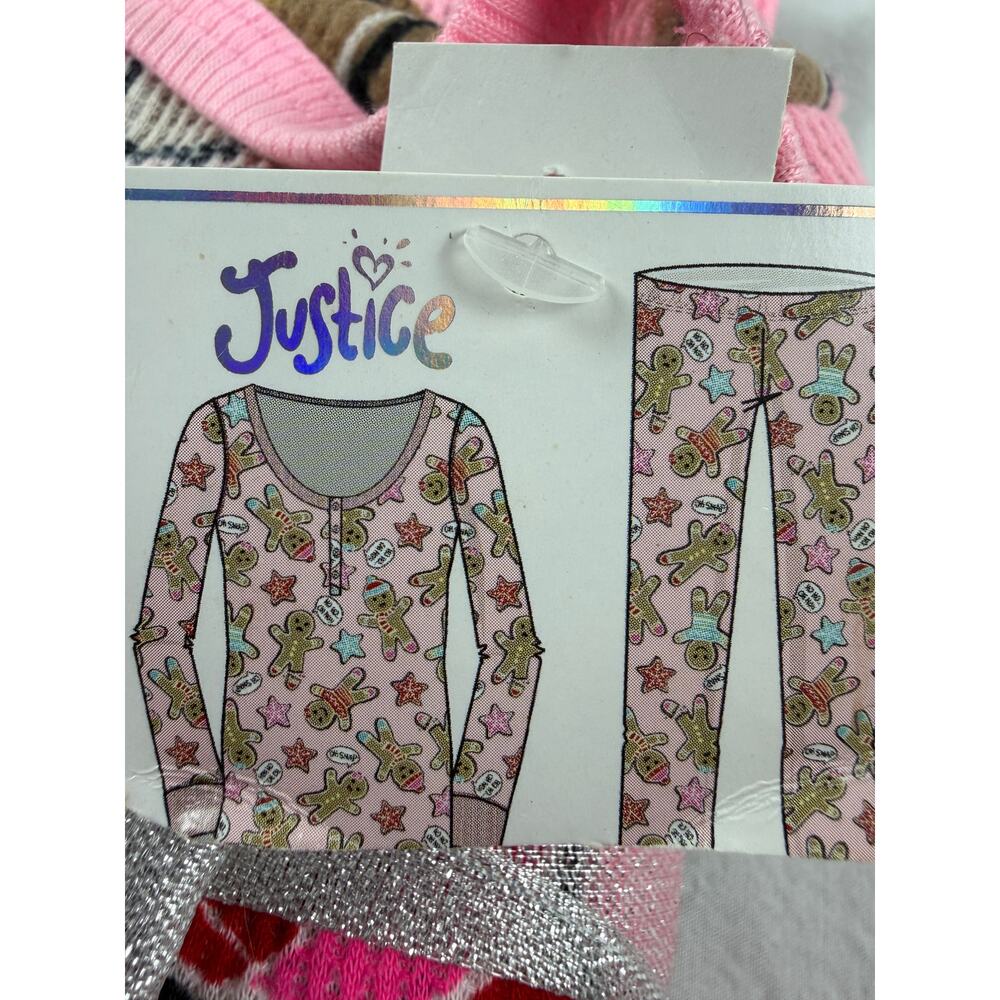 Justice 2 piece Pajama set 14 16 New